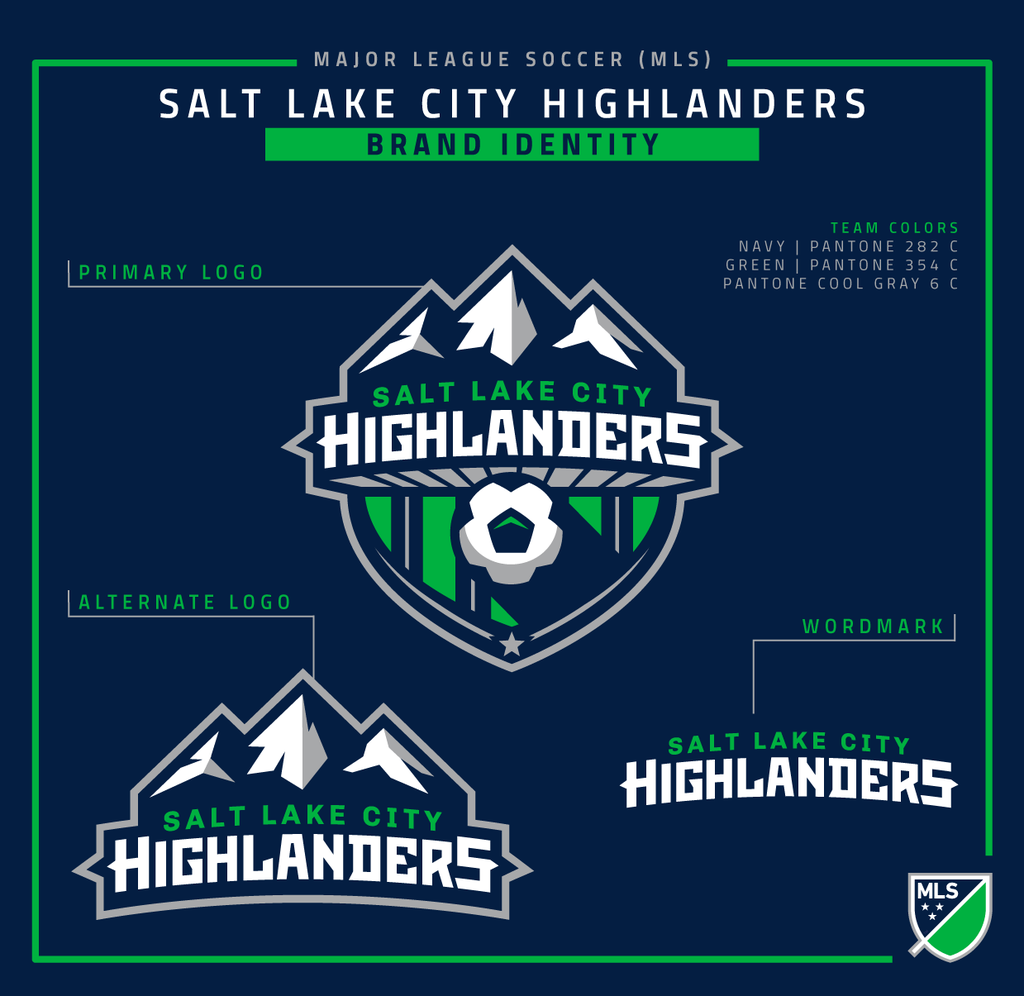 MLS Salt Lake City Highlanders Brand Identity (Real Salt Lake
